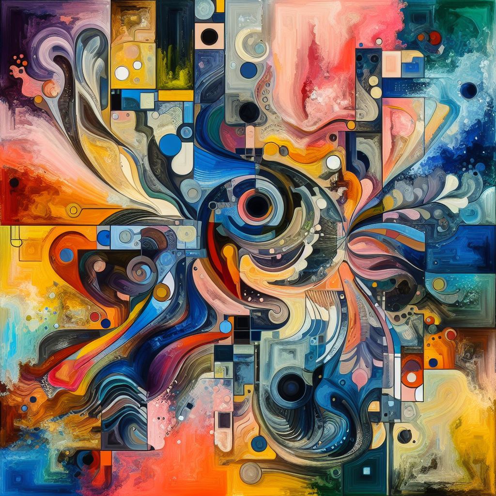Illustration art abstrait